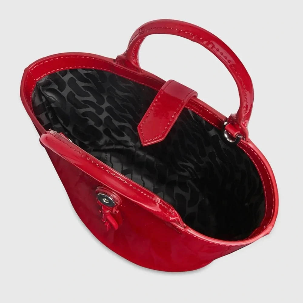 Rebecca Minkoff NWT Megan Micro Fan Tote Bag - Picture 4 of 6